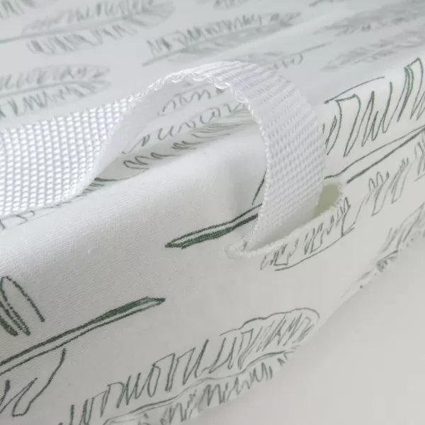 HonestBaby unisex baby Organic Cotton Changing Pad Cover and Toddler Sleepers Bright White One Size USJumbo Leaf Sage