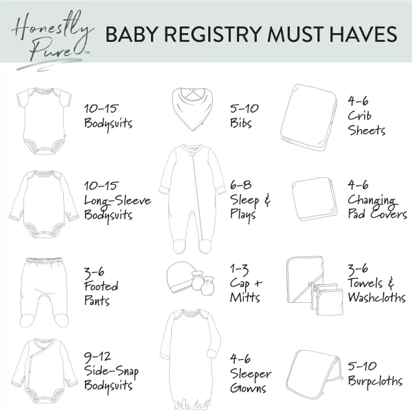 HonestBaby unisex baby Organic Cotton Changing Pad Cover and Toddler Sleepers Bright White One Size USStrawberry Pink Floral