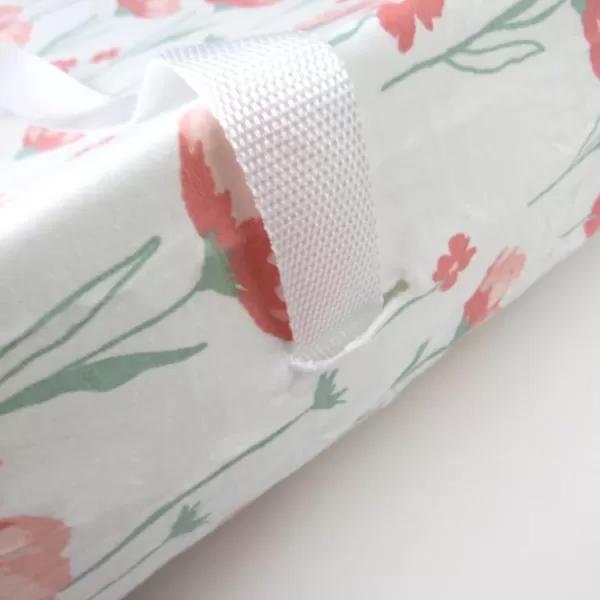 HonestBaby unisex baby Organic Cotton Changing Pad Cover and Toddler Sleepers Bright White One Size USStrawberry Pink Floral
