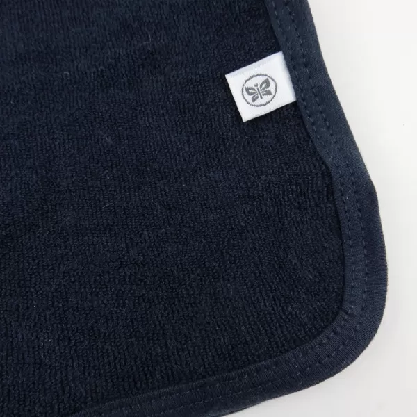HonestBaby unisex baby Organic Cotton Washcloth MultiPack Winter Accessory Set 5pack Bright White One Size US5pack Navy