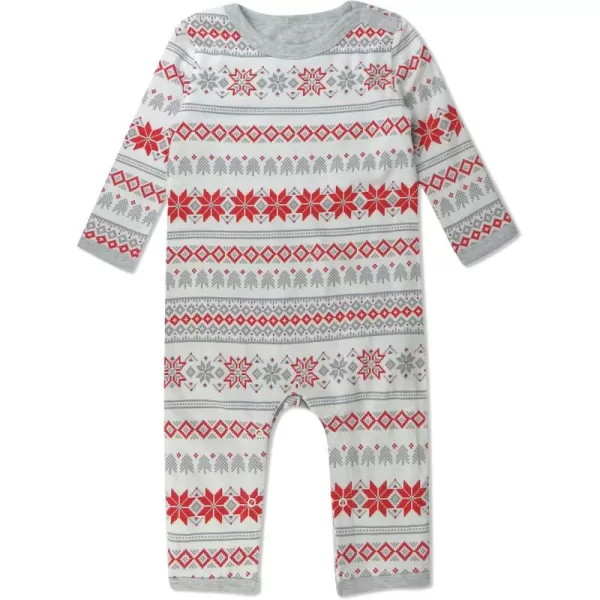 HonestBaby Baby OnePiece Jumpsuit Organic Cotton Romper Coverall SetsLight Gray Heather Reversible Coverall