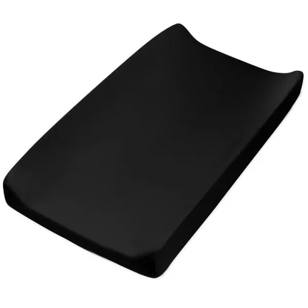 HonestBaby unisex baby Organic Cotton Changing Pad Cover and Toddler Sleepers Bright White One Size USBlack