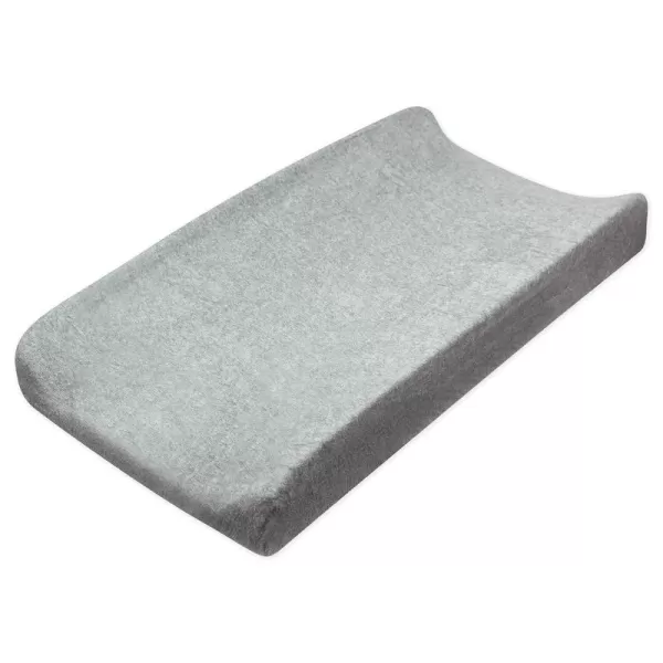 HonestBaby unisex baby Organic Cotton Changing Pad Cover and Toddler Sleepers Bright White One Size USGray Heather