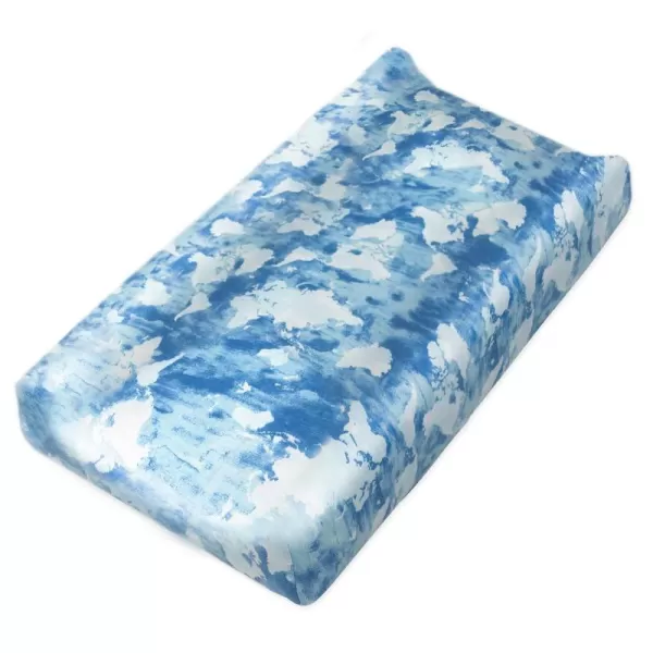 HonestBaby unisex baby Organic Cotton Changing Pad Cover and Toddler Sleepers Bright White One Size USWatercolor World
