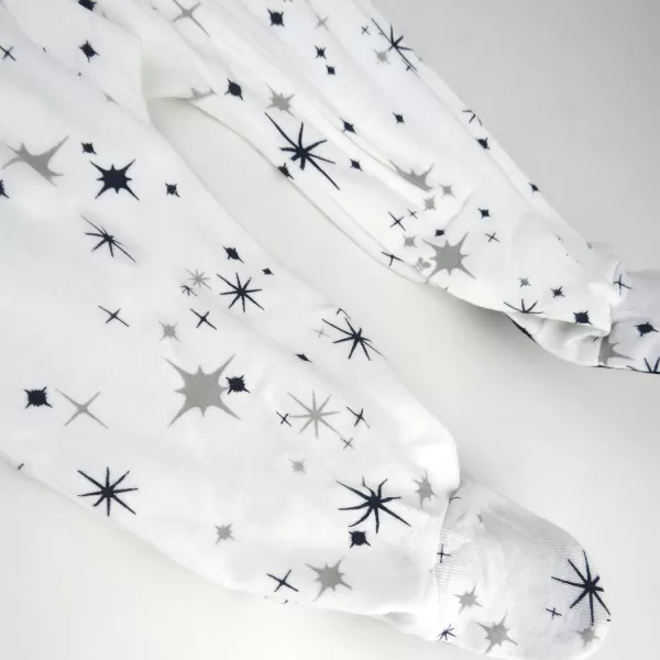 imageHonestBaby Baby Boys Sleep and Play Footed Pajamas OnePiece Sleeper Jumpsuit Zipfront Pjs Organic CottonJumbo Twinkle Star Navy
