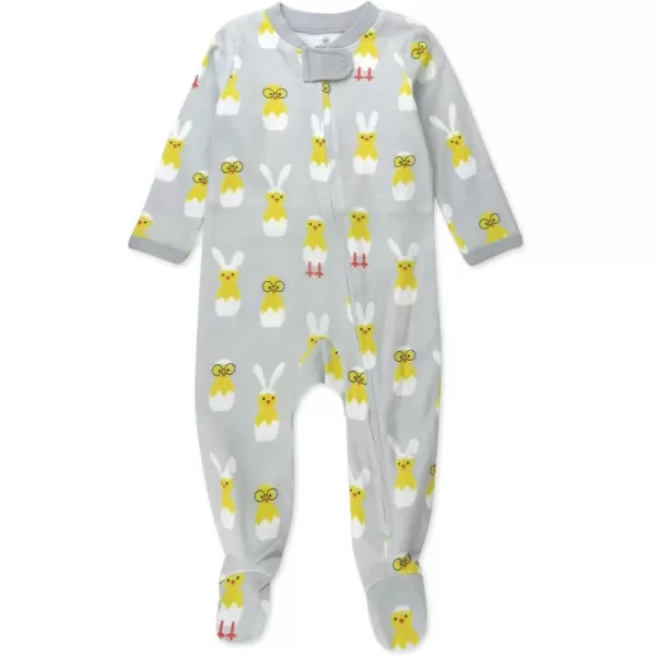 imageHonestBaby Baby Boys Sleep and Play Footed Pajamas OnePiece Sleeper Jumpsuit Zipfront Pjs Organic CottonHatched