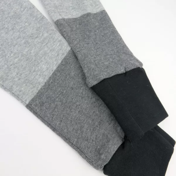 imageHonestBaby 2Piece Pajamas Sleepwear PJs 100 Organic Cotton for Infant Baby and Toddler Boys ampamp Girls UnisexBold Stripe Gray Ombre