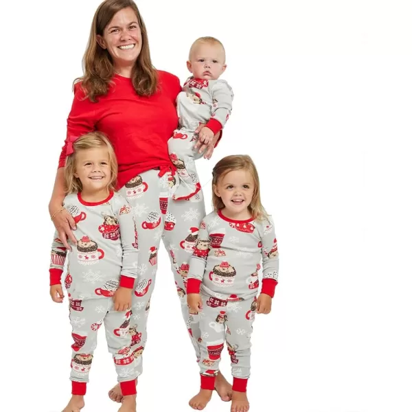 imageHonestBaby 2Piece Pajamas Sleepwear PJs 100 Organic Cotton for Infant Baby and Toddler Boys ampamp Girls UnisexHedgehog  Cocoa