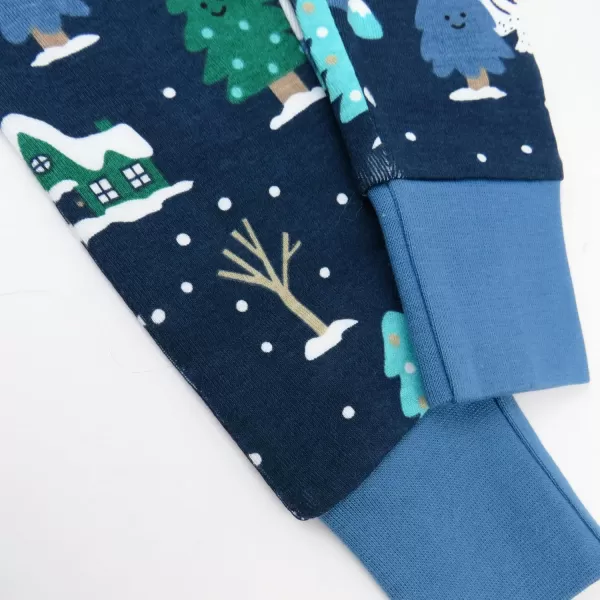 imageHonestBaby 2Piece Pajamas Sleepwear PJs 100 Organic Cotton for Infant Baby and Toddler Boys ampamp Girls UnisexSasquatch