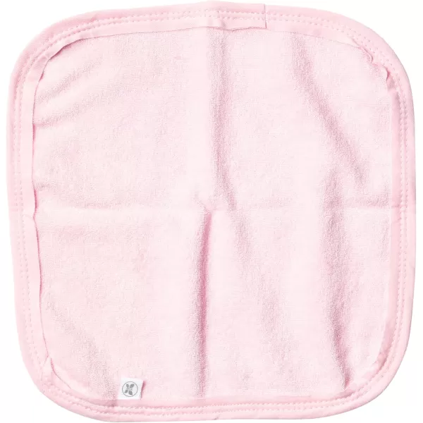 imageHonestBaby 10Pack Organic Cotton BabyTerry Wash Cloths Rainbow Blues One Size10Pack Pink