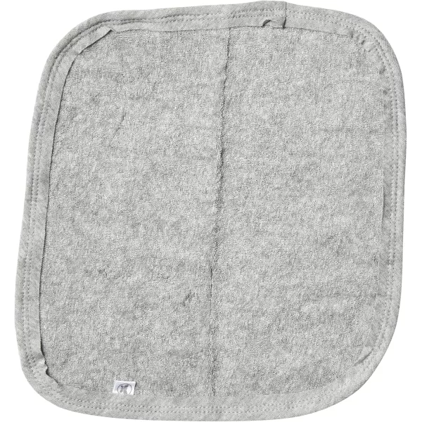 imageHonestBaby 10Pack Organic Cotton BabyTerry Wash Cloths Rainbow Blues One Size10pack Gray Heather