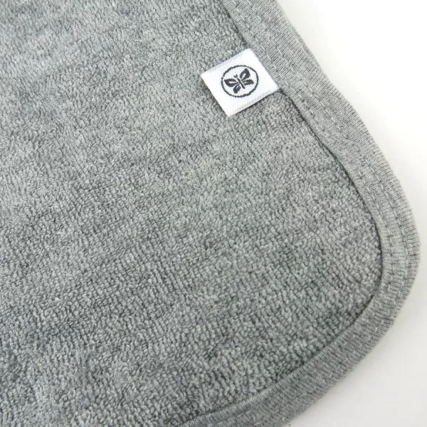 imageHonestBaby 10Pack Organic Cotton BabyTerry Wash Cloths Rainbow Blues One Size10pack Grey Heather