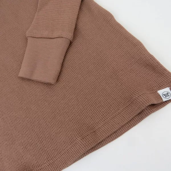 imageHonestBaby 2Piece Pajamas Sleepwear PJs 100 Organic Cotton for Infant Baby and Toddler BoyBrown