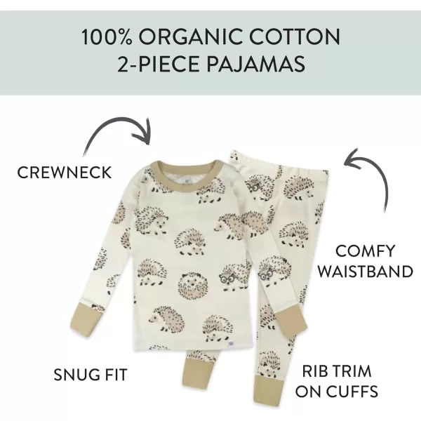 imageHonestBaby 2Piece Pajamas Sleepwear PJs 100 Organic Cotton for Infant Baby and Toddler BoyCamo Hog
