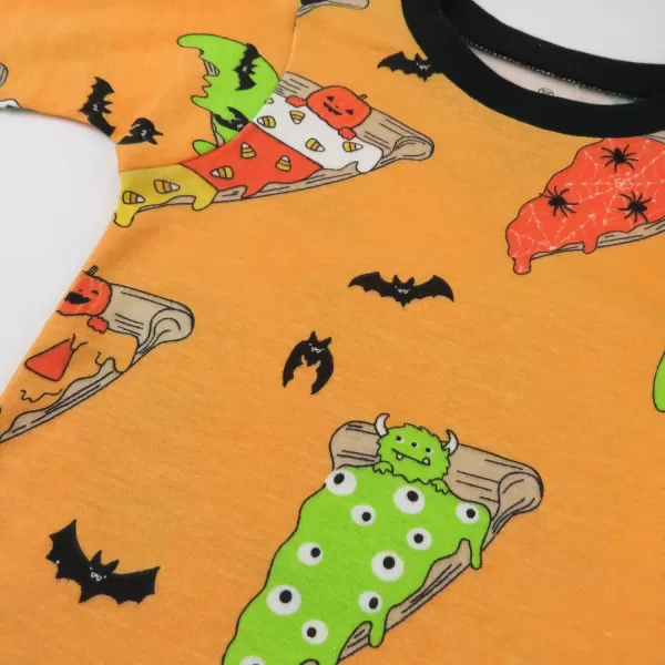 imageHonestBaby 2Piece Pajamas Sleepwear PJs 100 Organic Cotton for Infant Baby and Toddler BoyOoey Gooey Pizza