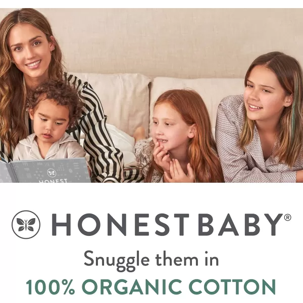 imageHonestBaby 2Piece Pajamas Sleepwear PJs 100 Organic Cotton for Infant Baby and Toddler BoyRugby Stripe Navy