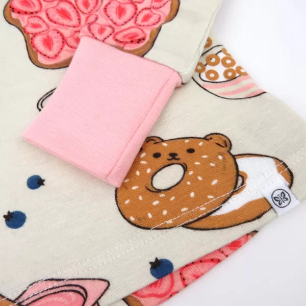 imageHonestBaby 2Piece Pajamas Sleepwear PJs 100 Organic Cotton for Infant Baby and Toddler GirlsBeary Breakfast