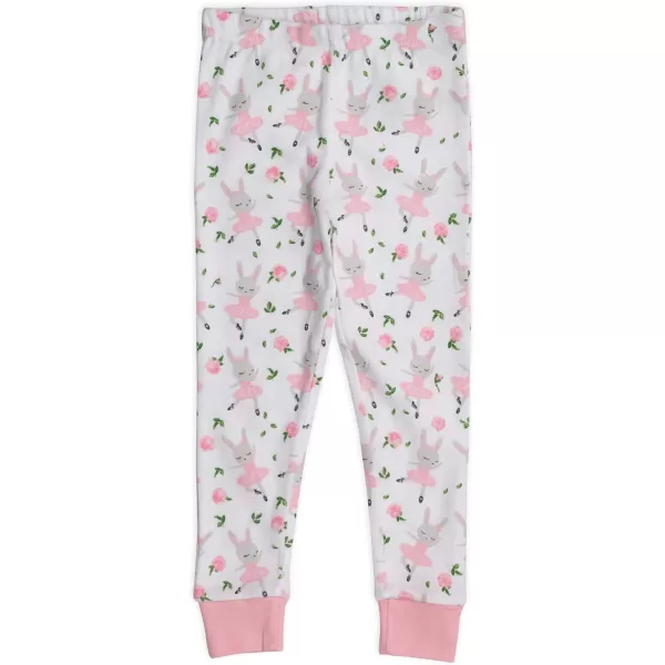 imageHonestBaby 2Piece Pajamas Sleepwear PJs 100 Organic Cotton for Infant Baby and Toddler GirlsTutu Cute