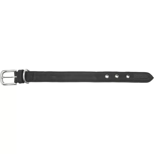 imageHonestBaby Collars and Leash Sets Braided and Vegan Suede for Dogs Organic Cotton for Pets BlackBlack One SizeBlackGray Padded Collar