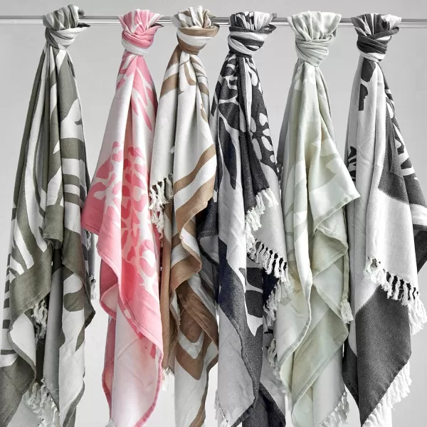 imageHonestBaby Extra Large Throw Beach Towel 100 Organic Cotton for Baby Boys Girls Unisex Khaki Pineapple One SizeBaby Zebra