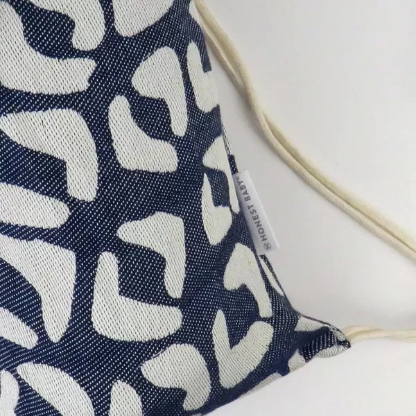 imageHonestBaby Extra Large Throw Beach Towel 100 Organic Cotton for Baby Boys Girls Unisex Khaki Pineapple One SizeNavy Pineapple