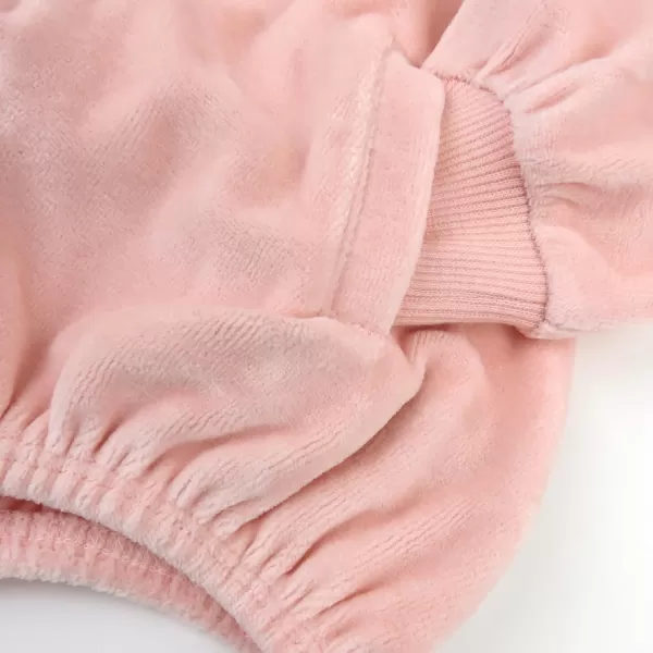 imageHonestBaby Multipack Short Romper Sets and Dresses 100 Organic Cotton for Infant Baby and Toddler Boys Girls UnisexDusty Pink