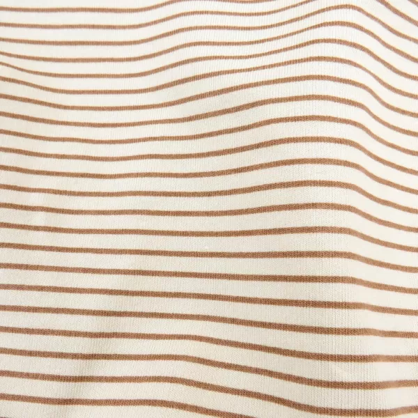 imageHonestBaby Multipack Short Romper Sets and Dresses 100 Organic Cotton for Infant Baby and Toddler Boys Girls UnisexMini Mink Stripe
