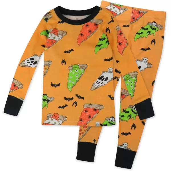 imageHonestBaby 2Piece Pajamas Sleepwear PJs 100 Organic Cotton for Infant Baby and Toddler BoyOoey Gooey Pizza