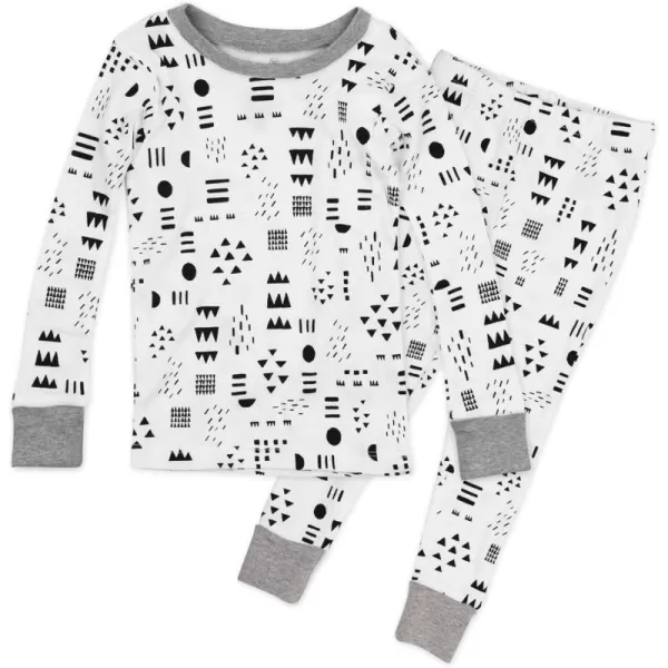 imageHonestBaby 2Piece Pajamas Sleepwear PJs 100 Organic Cotton for Infant Baby and Toddler BoyPattern Play