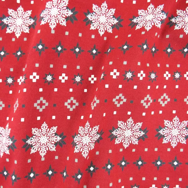 imageHonestBaby Baby Holiday Sleep and Play Footed Holiday Pajamas Onepiece Sleeper Zipfront Organic Cotton PjsFair Isle Holiday