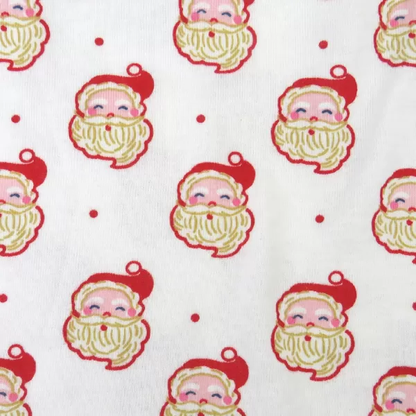 imageHonestBaby Baby Holiday Sleep and Play Footed Holiday Pajamas Onepiece Sleeper Zipfront Organic Cotton PjsHo Ho Ho