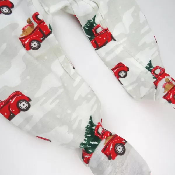 imageHonestBaby Baby Sleep and Play Footed Pajamas Onepiece Sleeper Jumpsuit Zipfront Pjs Organic CottonGetting the Tree