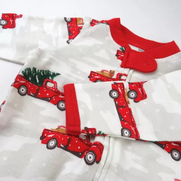 imageHonestBaby Baby Sleep and Play Footed Pajamas Onepiece Sleeper Jumpsuit Zipfront Pjs Organic CottonGetting the Tree