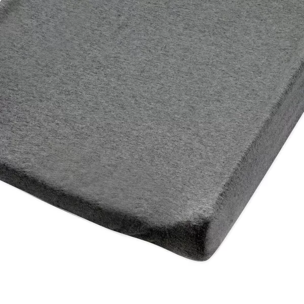 imageHonestBaby Boys Organic Cotton Changing Pad Cover Tossed Skulls One SizeGray Charcoal