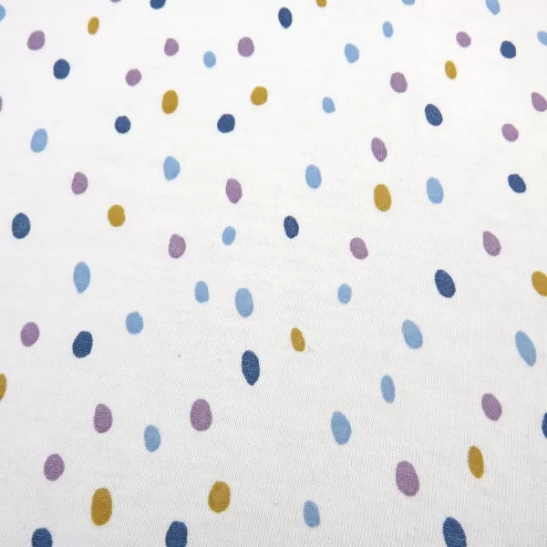 imageHonestBaby Boys Organic Cotton Changing Pad Cover Tossed Skulls One SizeMarker Dot Purple