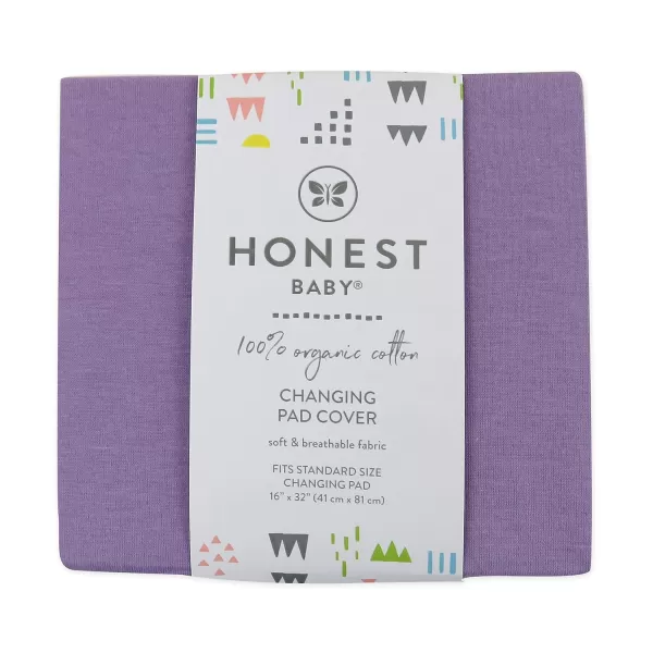imageHonestBaby Boys Organic Cotton Changing Pad Cover Tossed Skulls One SizePurple