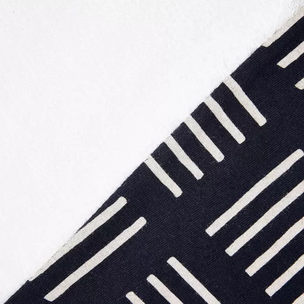 imageHonestBaby Boys Organic Cotton Changing Pad Cover Tossed Skulls One SizeSketchy Square Dark Navy