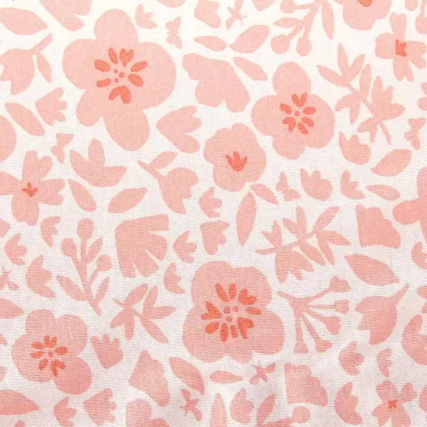 imageHonestBaby Fitted Crib Sheets Fits Standard Mattress Bassinet Mini Prints 100 Organic Cotton Baby Boys Girls Unisex Pink Salt Fitted Crib Sheet One SizePeach Skin Papercut Floral
