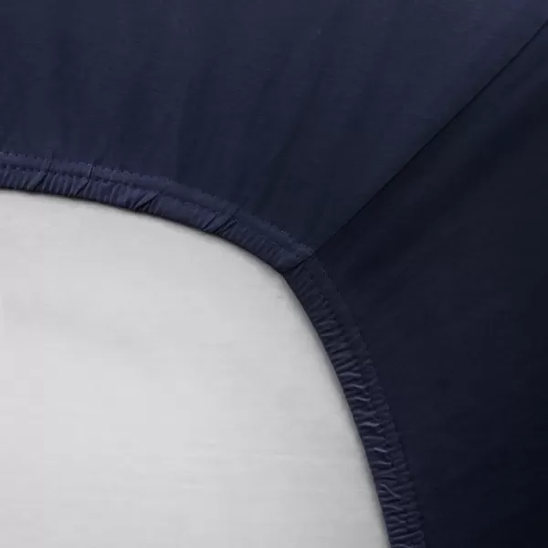 imageHonestBaby Fitted Crib Sheets Fits Standard Mattress Bassinet Mini Prints 100 Organic Cotton Baby Boys Girls Unisex Pink Salt Fitted Crib Sheet One SizeDark Navy Fitted Crib Sheet