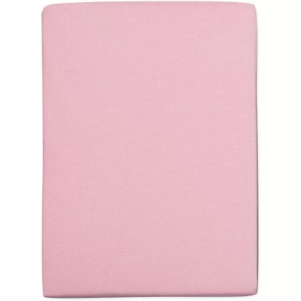 imageHonestBaby Fitted Crib Sheets Fits Standard Mattress Bassinet Mini Prints 100 Organic Cotton Baby Boys Girls Unisex Pink Salt Fitted Crib Sheet One SizeLight Pink Fitted Crib Sheet