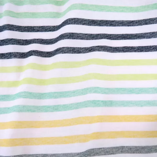 imageHonestBaby Fitted Crib Sheets Fits Standard Mattress Bassinet Mini Prints 100 Organic Cotton Baby Boys Girls Unisex Pink Salt Fitted Crib Sheet One SizeRainbow Stripe Blues