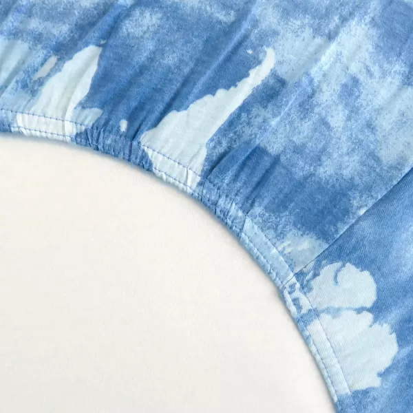 imageHonestBaby Fitted Crib Sheets Fits Standard Mattress Bassinet Mini Prints 100 Organic Cotton Baby Boys Girls Unisex Pink Salt Fitted Crib Sheet One SizeWatercolor World