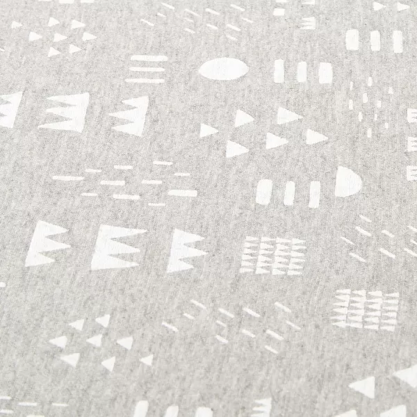 imageHonestBaby Fitted Crib Sheets Fits Standard Mattress Bassinet Mini Prints 100 Organic Cotton Baby Boys Girls and Unisex LEGACY Pattern Play Light Blue One SizePattern Play Gray Heather