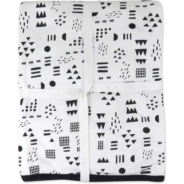 imageHonestBaby Quilted Baby Blankets Reversible Organic Cotton for Infant Boys Girls Unisex Pattern PlayGray One Size1pack Pattern PlayGray Hand Quilted Blanket