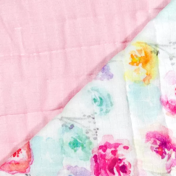 imageHonestBaby Quilted Baby Blankets Reversible Organic Cotton for Infant Boys Girls Unisex Pattern PlayGray One Size1pack Rose Blossom Hand Quilted Blanket