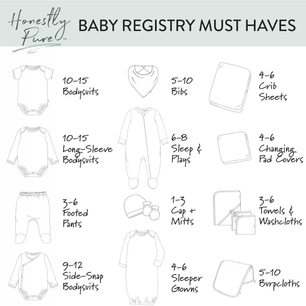 imageHonestBaby Quilted Baby Blankets Reversible Organic Cotton for Infant Boys Girls Unisex Pattern PlayGray One Size1pack Twinkle Star Lt G Heather Reversible Quilted Blanket