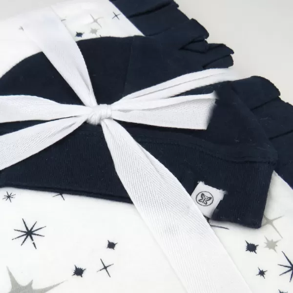 imageHonestBaby Quilted Baby Blankets Reversible Organic Cotton for Infant Boys Girls Unisex Pattern PlayGray One Size2Pack Jumbo Twinkle Star Navy Stroller Blanket