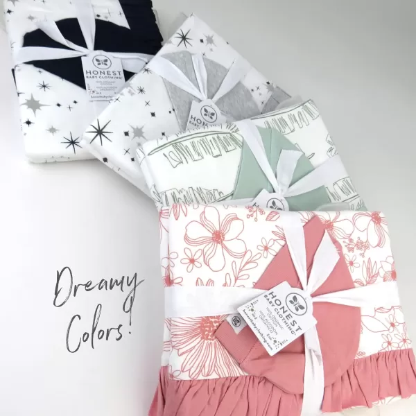 imageHonestBaby Quilted Baby Blankets Reversible Organic Cotton for Infant Boys Girls Unisex Pattern PlayGray One Size2Pack Sketchy Floral Pink Stroller Blanket