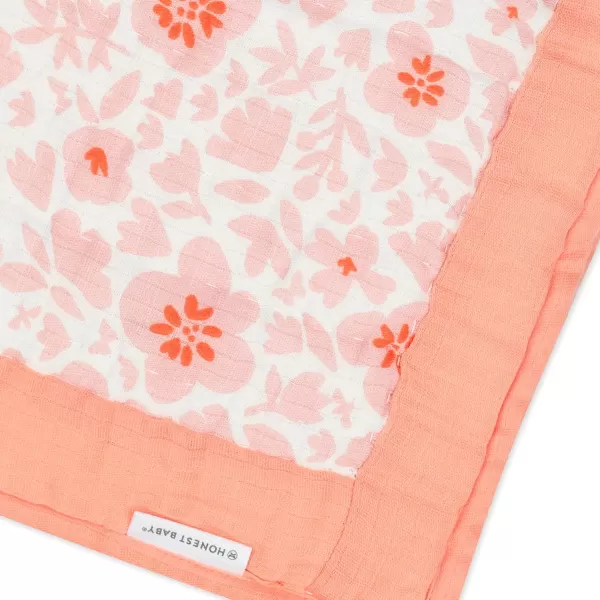 imageHonestBaby Quilted Baby Blankets Reversible Organic Cotton for Infant Boys Girls and Unisex LEGACY Fair Isle Gray One SizePeach Skin Papercut Floral