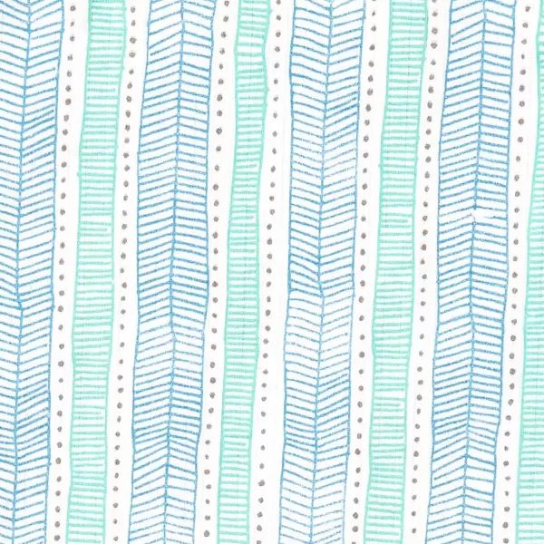 imageHonestBaby UnisexBaby 2Pack Organic Cotton Swaddle Blankets Legacy2Pack Dots  DashesLight Blue